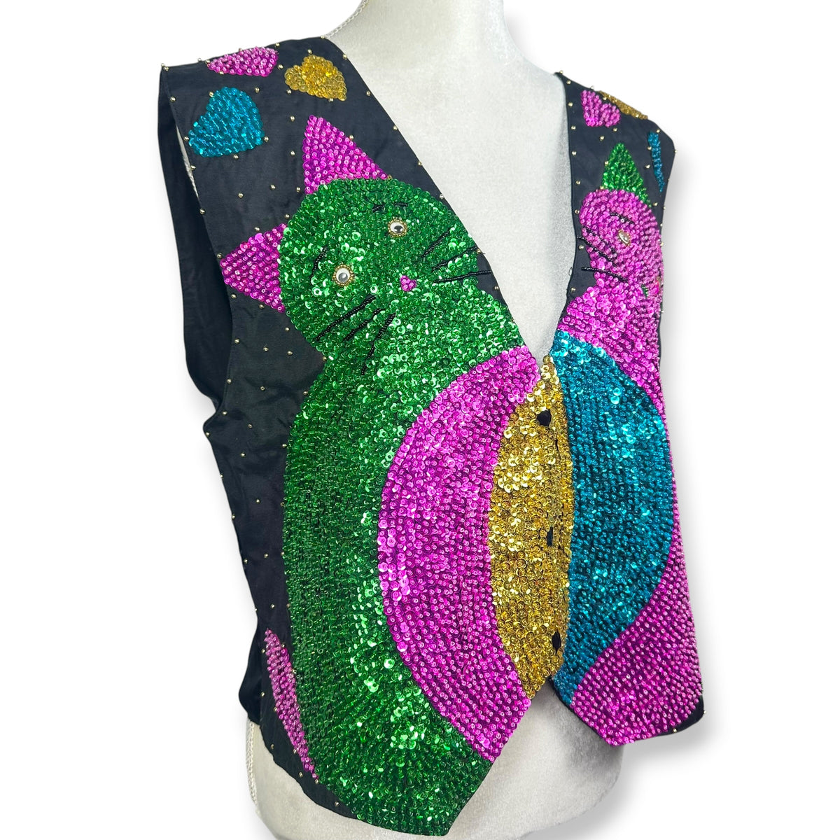 Vintage Sequin 80’s Vest