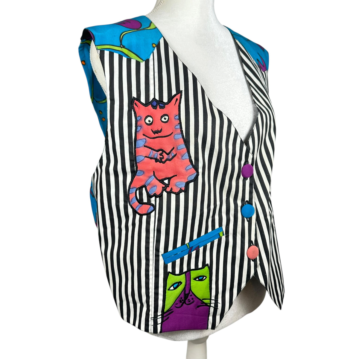 Vintage 90’s Silk Embroidered Vest