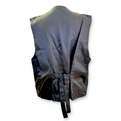 Vintage 80's Dog Embroidered Vest Sz M