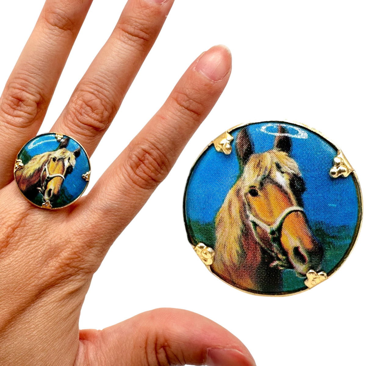 Vintage Horse Themed Ring
