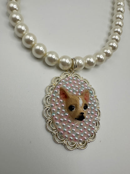 Cherished Chihuahua Pearl Necklace