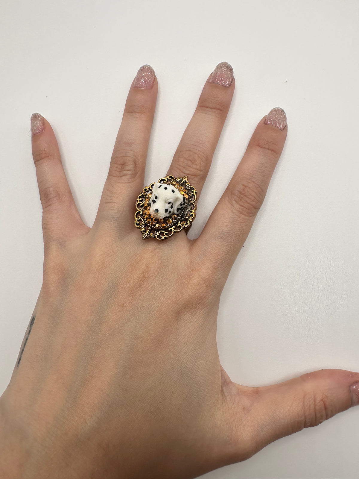 Regal Royalty Dalmatian Ring