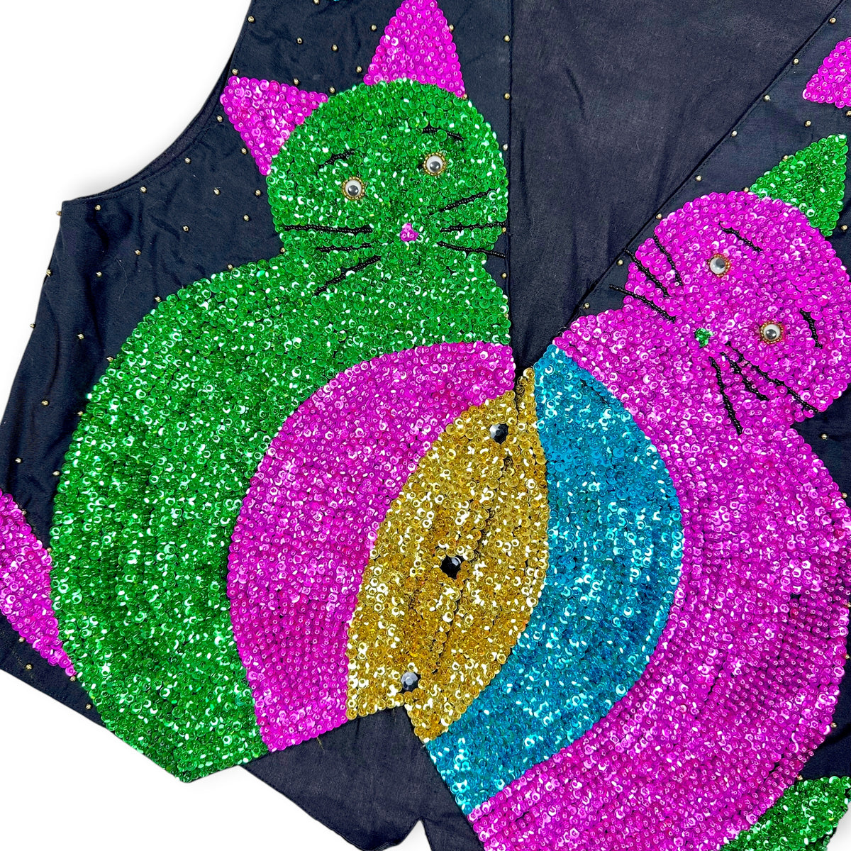 Vintage Sequin 80’s Vest
