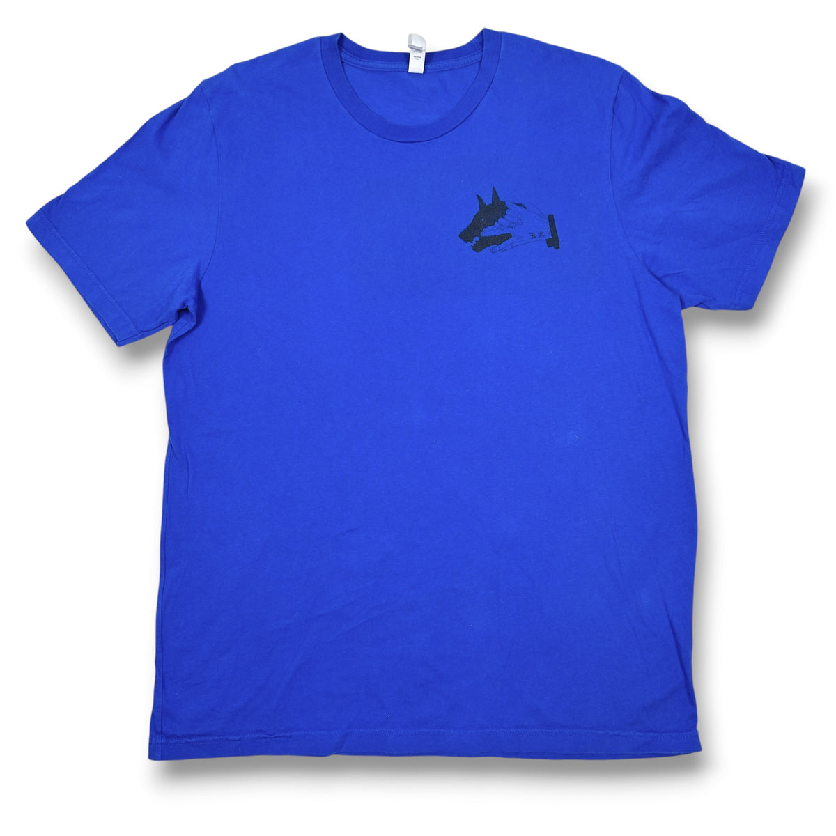 Vintage Japanese Doberman Blue Tee