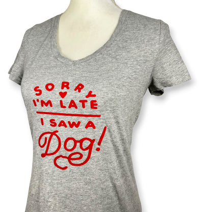 ‘Sorry I’m Late’ Dog Themed Tee