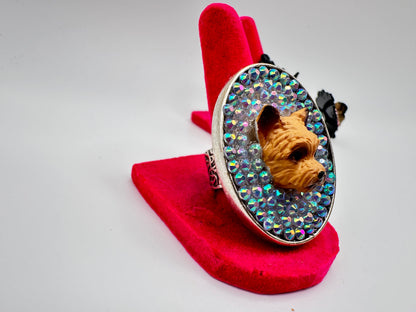 Precious Gem Terrier Ring
