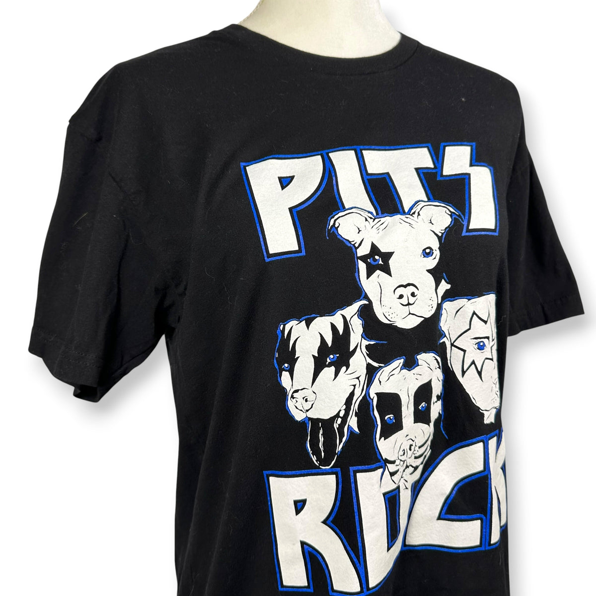 Pits Rock KISS Inspired Pitbull Tee