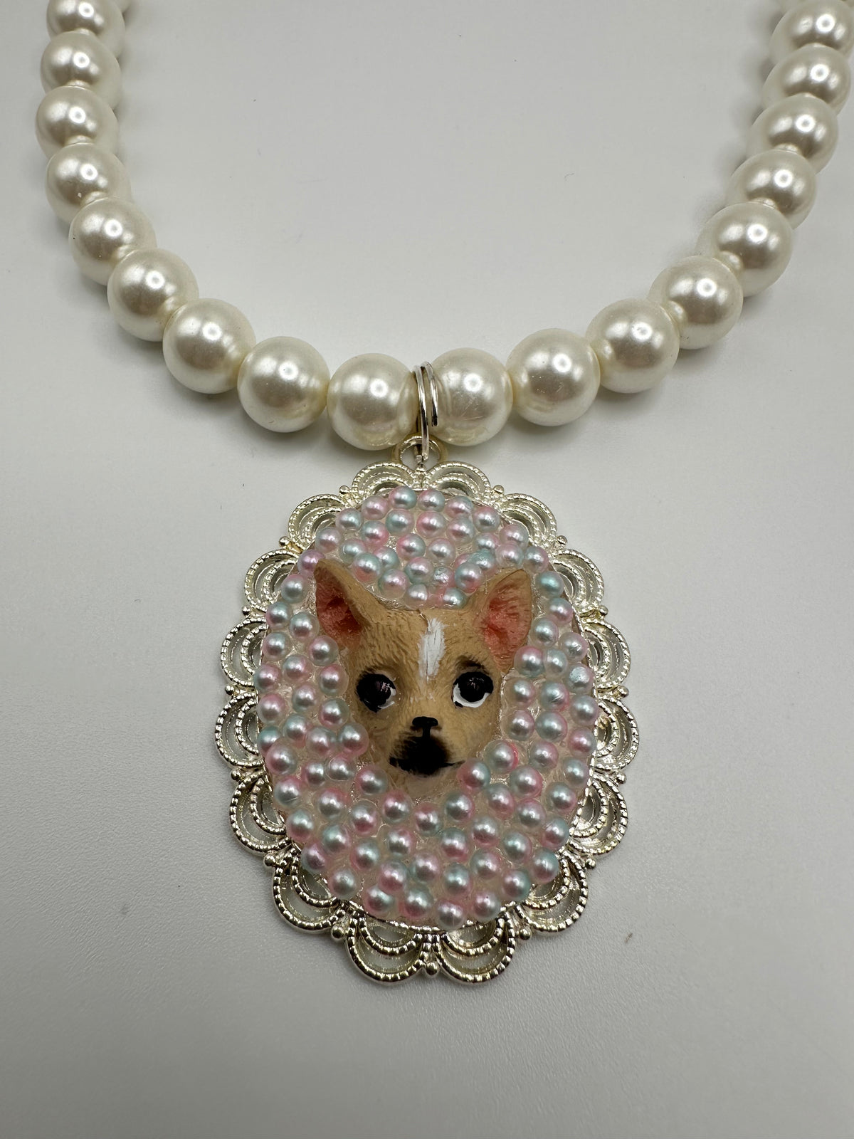 Cherished Chihuahua Pearl Necklace