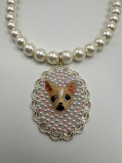 Cherished Chihuahua Pearl Necklace