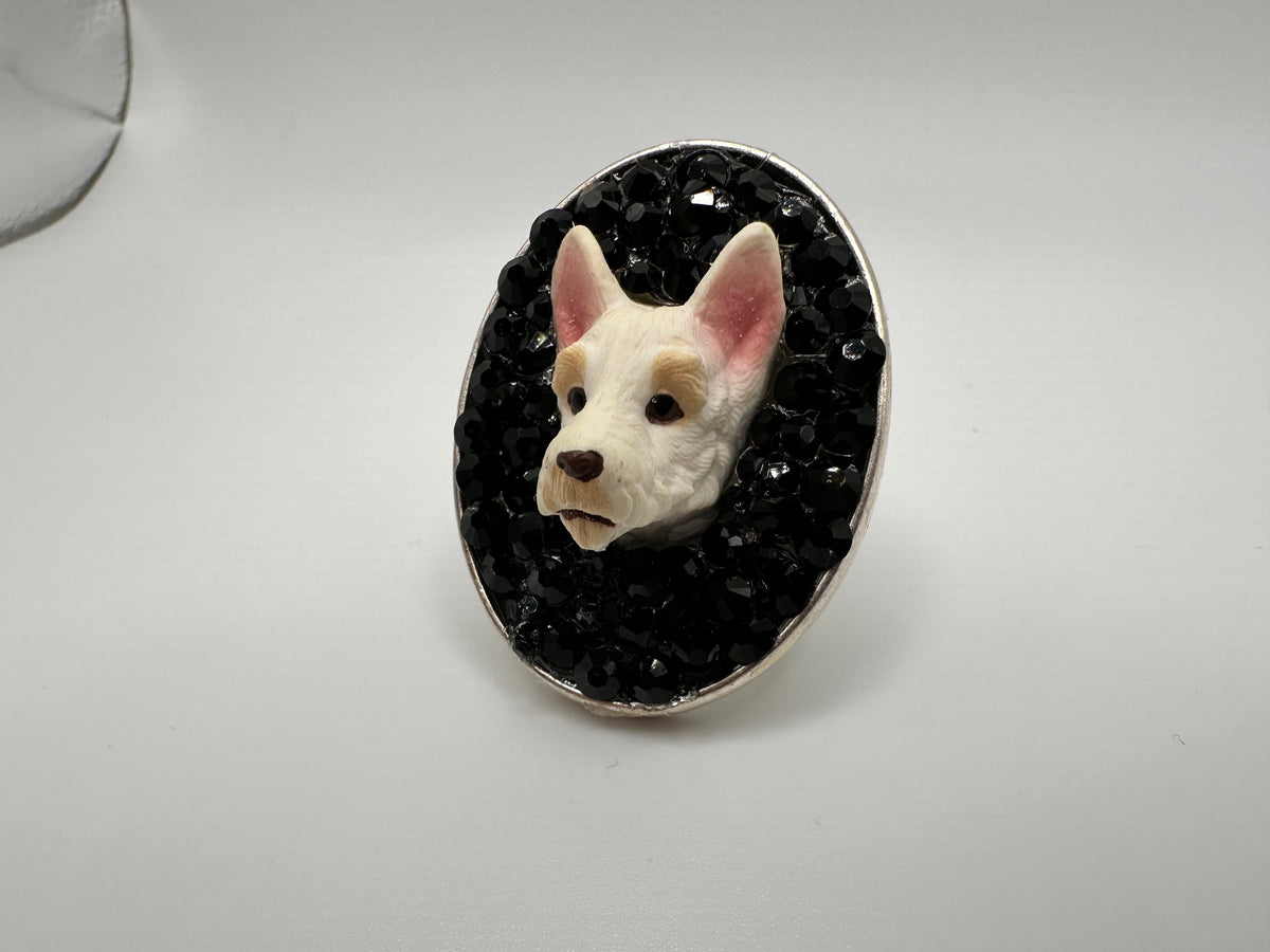 Classic Tasteful Terrier Ring