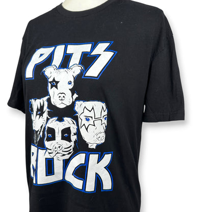 Pits Rock KISS Inspired Pitbull Tee
