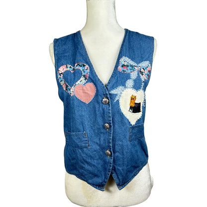 Vintage Denim Darling Yorkie Vest