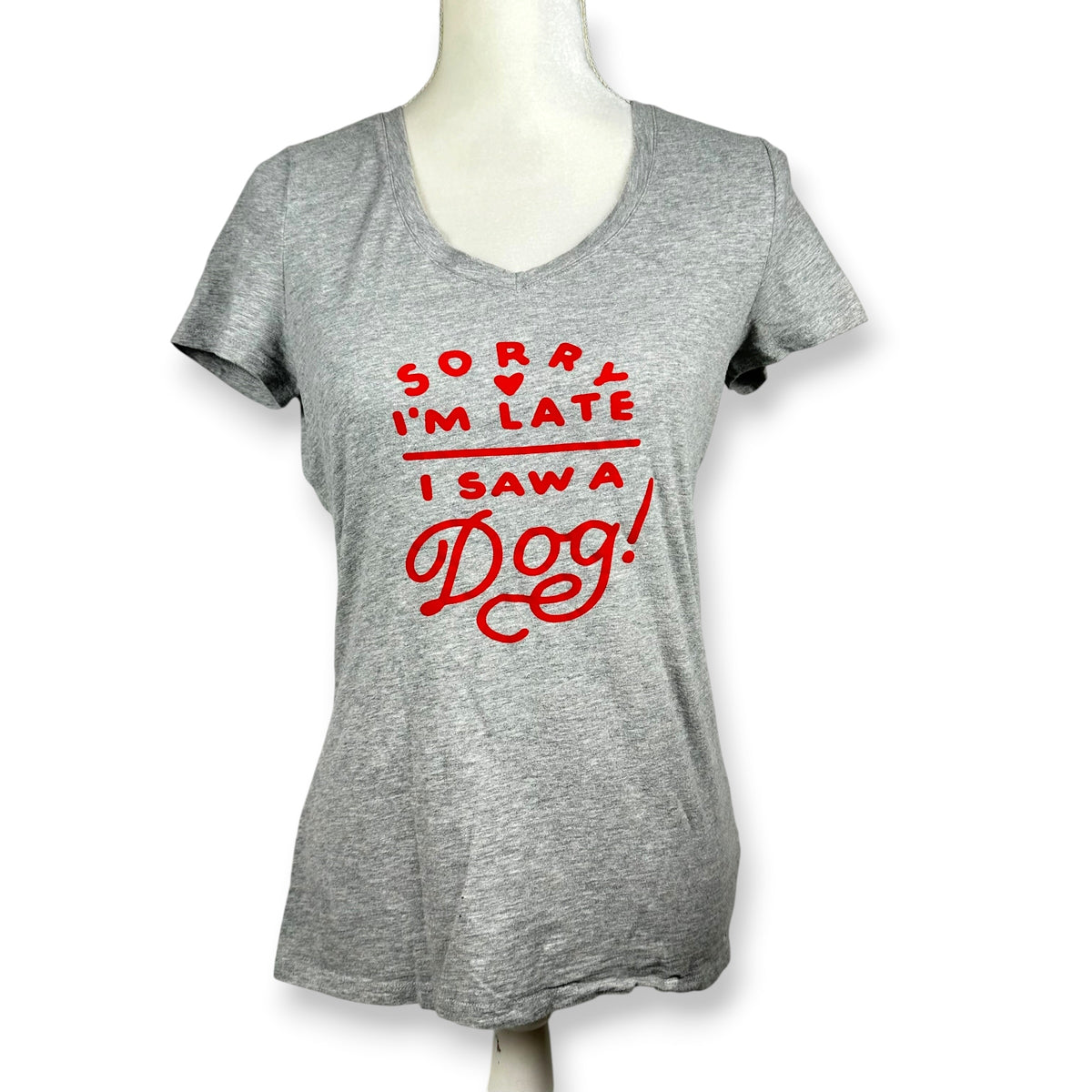 ‘Sorry I’m Late’ Dog Themed Tee