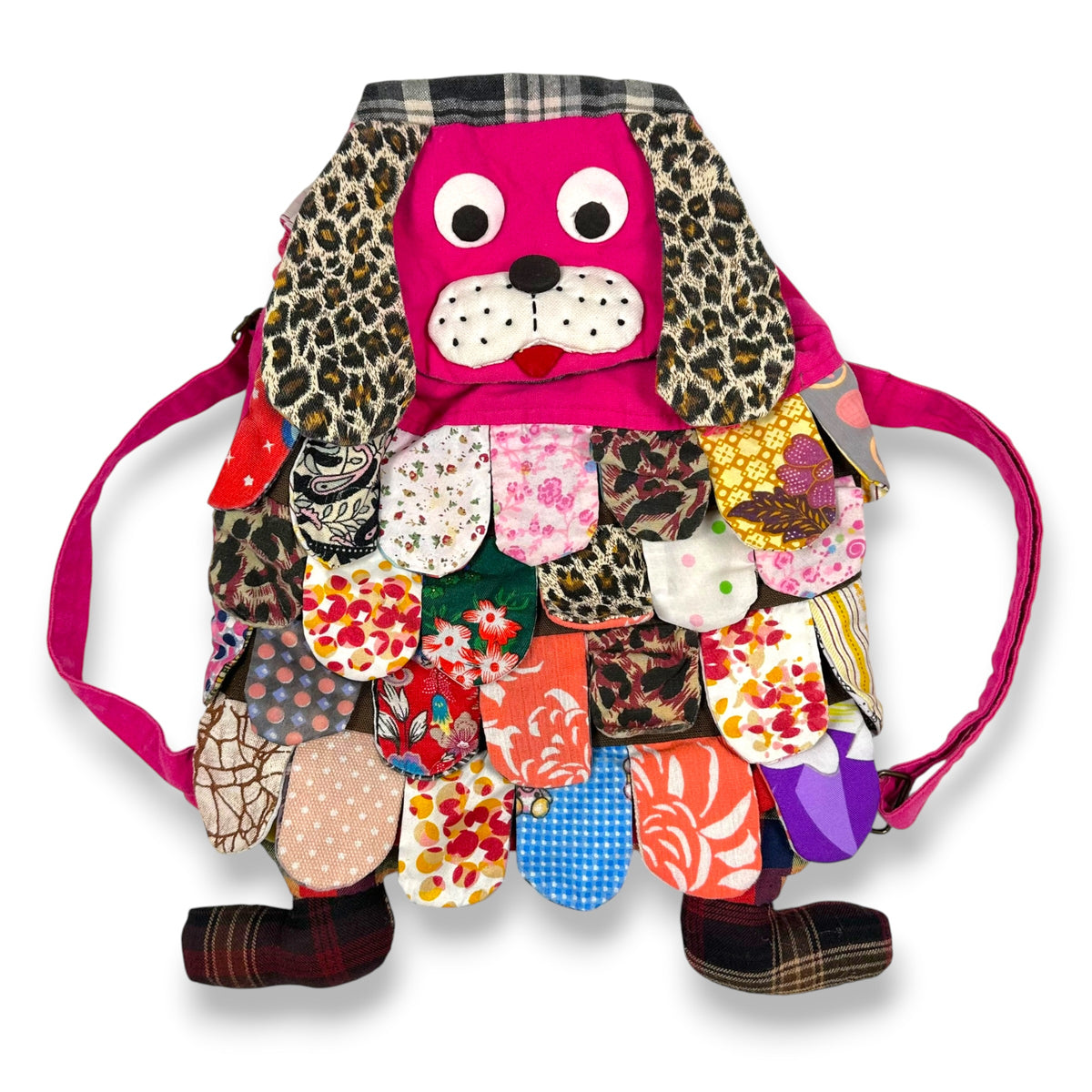 Puppy Patchwork Backpack