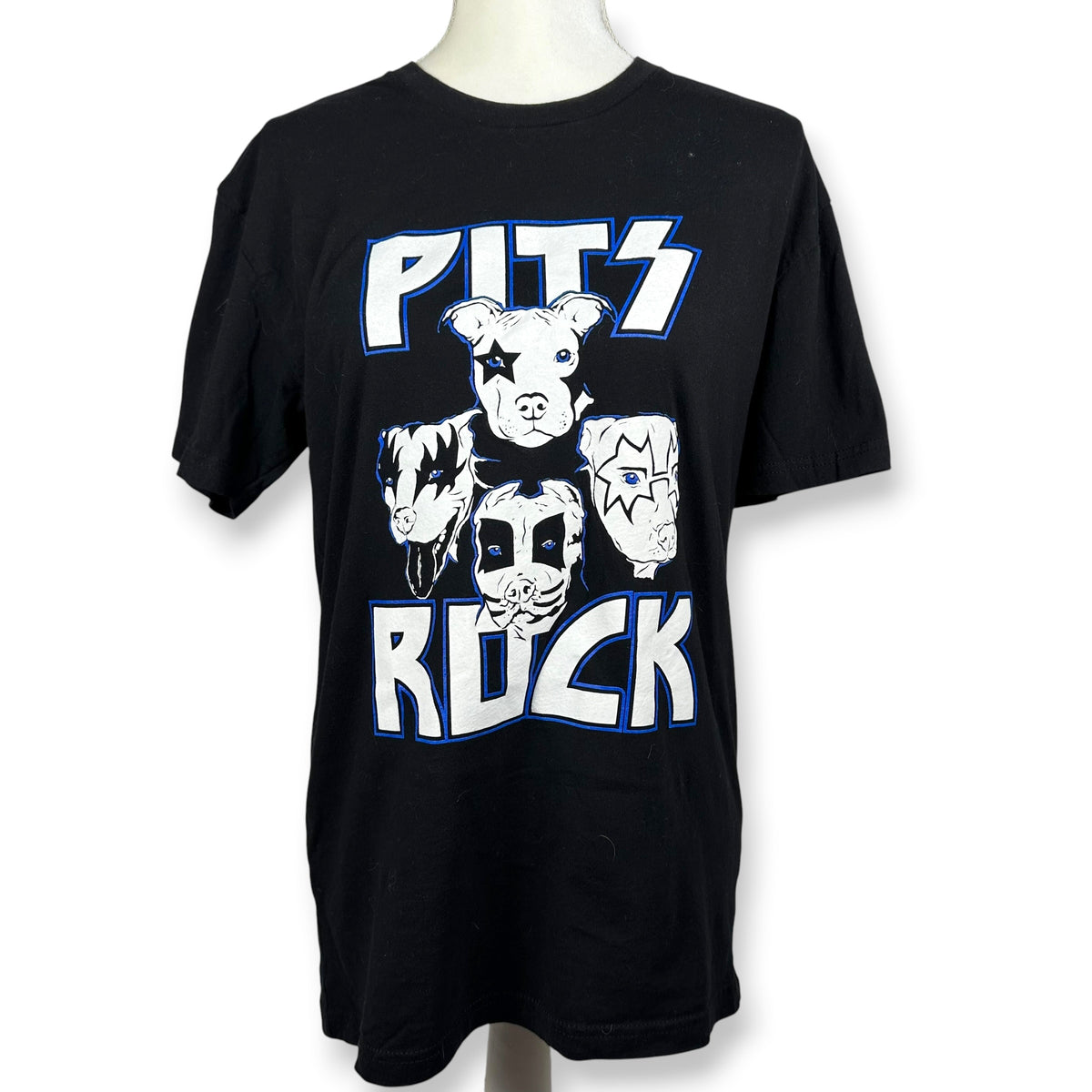 Pits Rock KISS Inspired Pitbull Tee