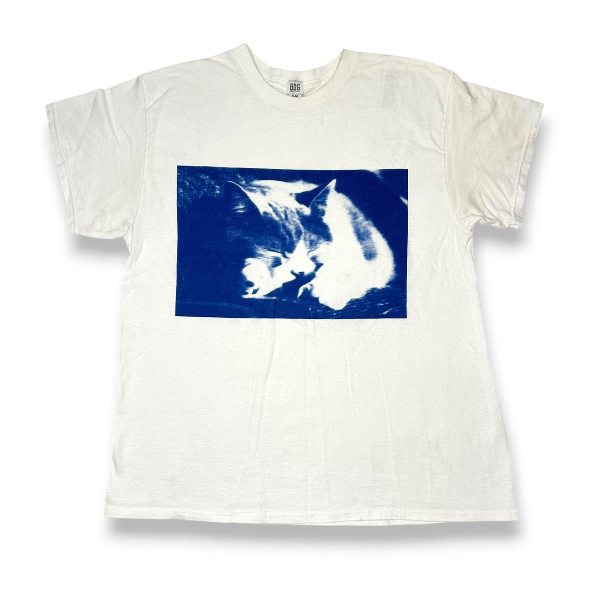 Blue Kitty Tee Sz