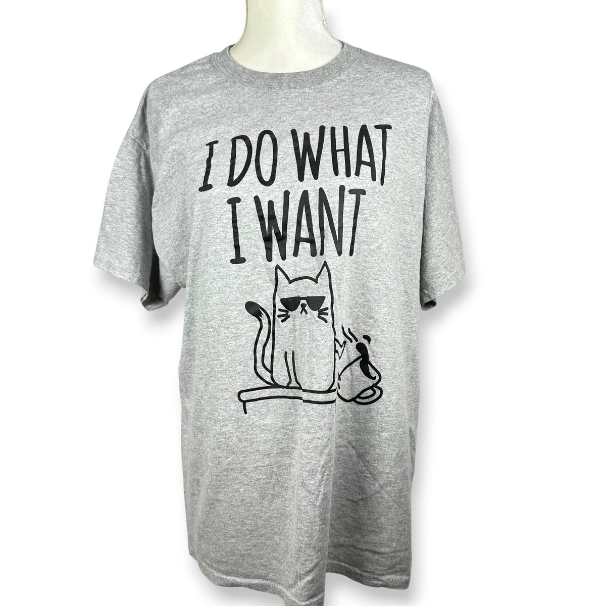 I Do What I Want Cat Mood Tee