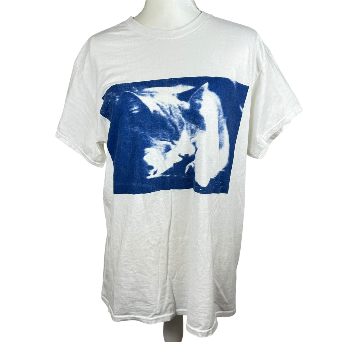 Blue Kitty Tee Sz